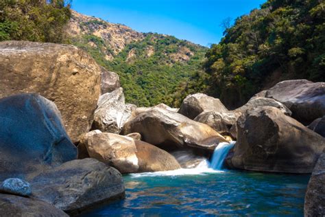 Mountainous River Flowing Through Rocks PixaHive