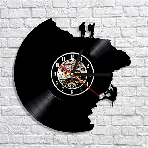 1Piece Super Cool 3D Decorative Digital Art Clocks Vintage Vinyl Record ...