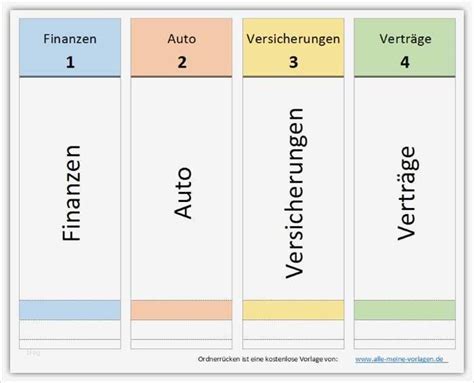 Ordnerr Cken Vorlage Excel Luxus Vorlage Zur Beschriftung Von