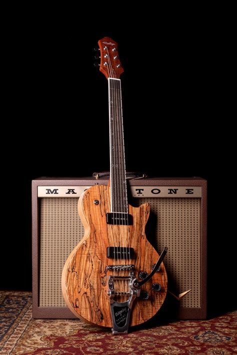 Master Built Elite Spalted Maple Prestige Guitars Ltd