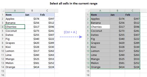 How To Select Multiple Cells In Excel Non Adjacent Visible With Data