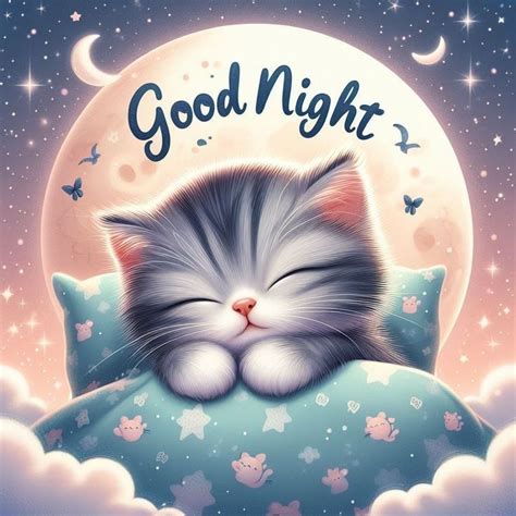 Pin By Renee Vaga On Good Morning Good Night In 2024 Good Night Cat