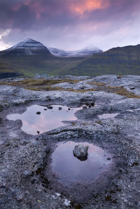 Slættaratindur 880 M The Faroe Islands Translated As Flat Summit