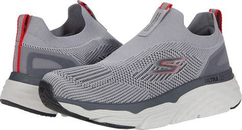 Skechers Max Cushioning Elite Amplifier Grey Black Red D M Hot Sex