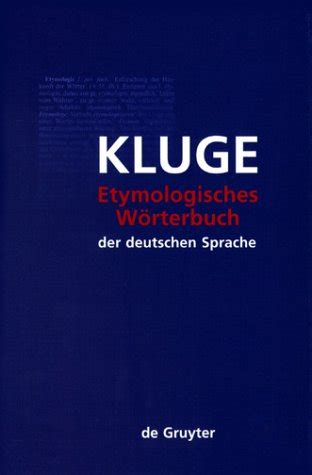 Etymologisches W Rterbuch Der Deutschen Sprache Auflage Von