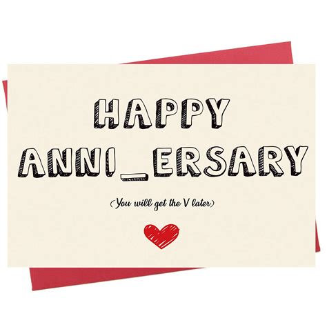 Buy Naughty Anniversary Card Funny Wedding Anniversary Card For Him