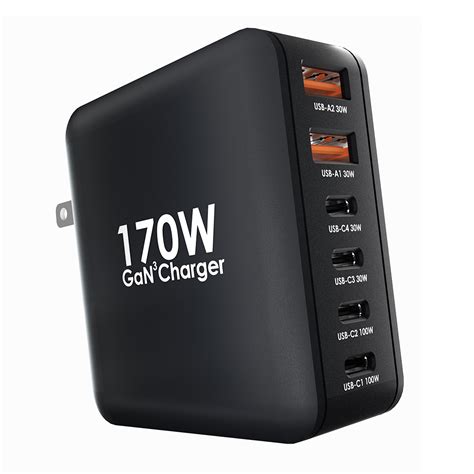 Chipofy 170W GaN III USB C Wall Charger With 4 Port PD3 0 USB C And 2