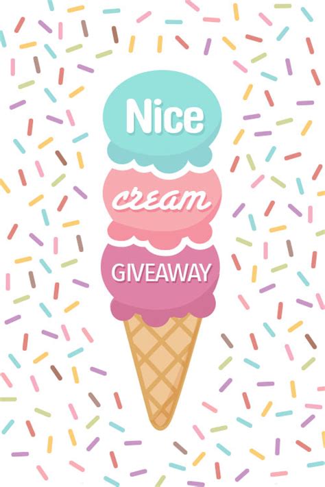 Nice Cream Giveaway
