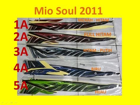 Jual Mio Soul Stiker Lis Striping Stripping Di Lapak Bambang