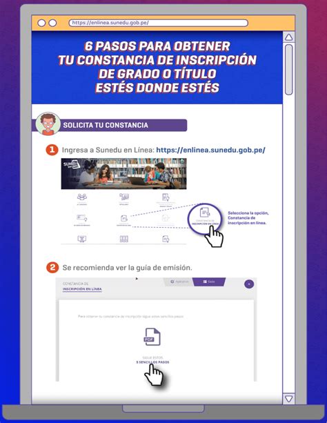 Guia Constancia De Inscripcion Sunedu