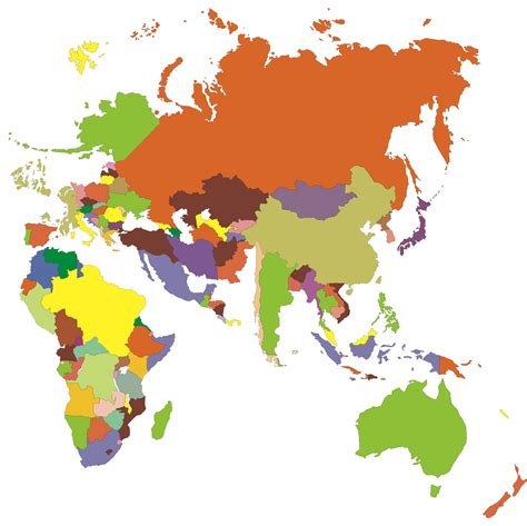 Afro Eurasia Map