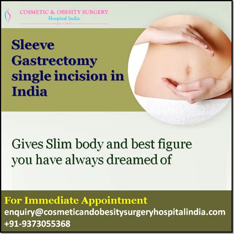 Sleeve Gastrectomy Single Incision In India Low Cost Sleeve Gastrectomy