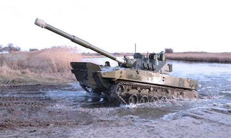 Rosoboronexport Launches Sprut Sdm1 Light Amphibious Tank