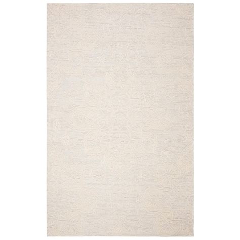 SAFAVIEH Abstract Ivory Beige 9 Ft X 12 Ft Floral Area Rug ABT958A 9