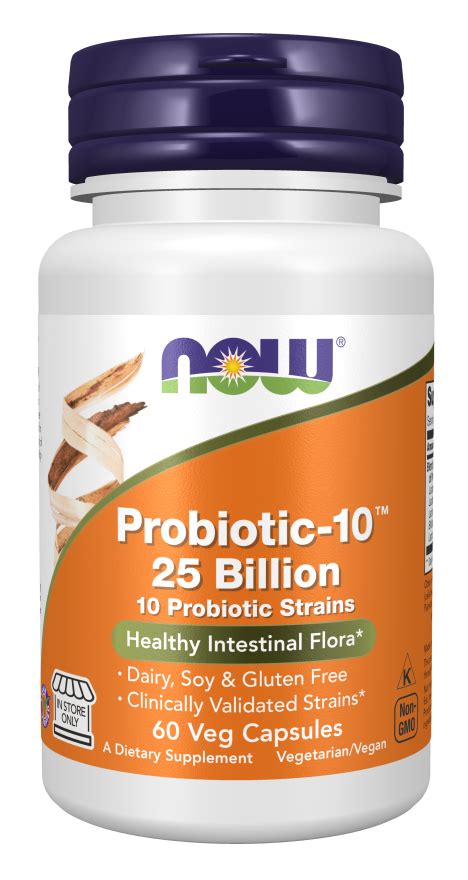 Now Probiotics Probiotic 10 Shop For Probiotics Now Foods