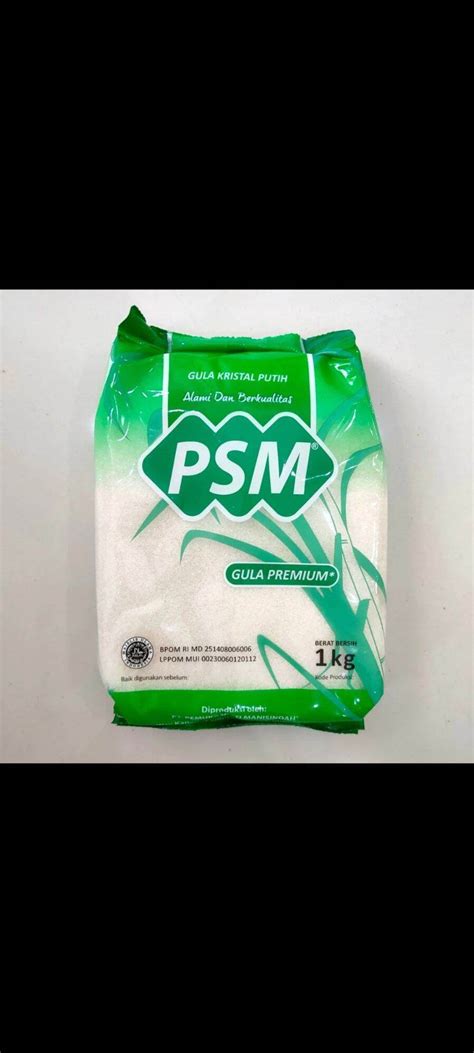 PSM GULA TEBU PREMIUM 1000GR Gula Pasir Putih 1kg Murah Lazada