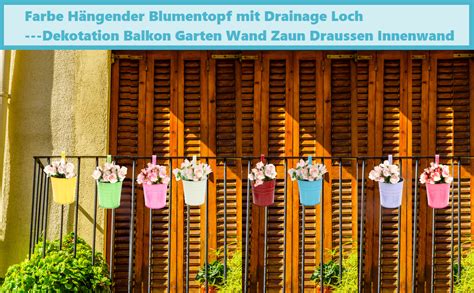 Blumentöpfe Zum Aufhängen Hängende Blumentöpfe Gelb Metall Blumentopf