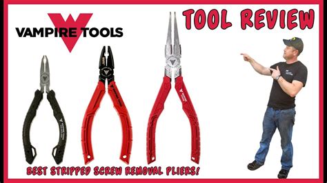 Tool Review Vampliers Stripped Screw Extraction Pliers Youtube