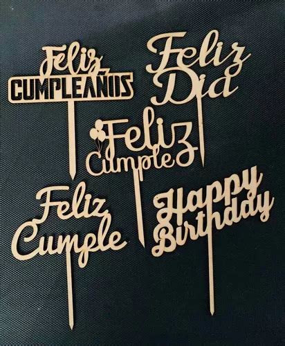 10 Topper Cake letrero Para Pastel feliz Cumpleaños en venta en