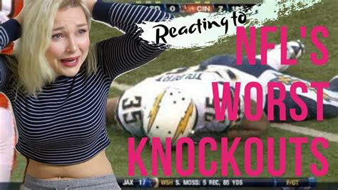 New Zealand Girl Reacts To Nfls Worst Knockouts Hits Youtube