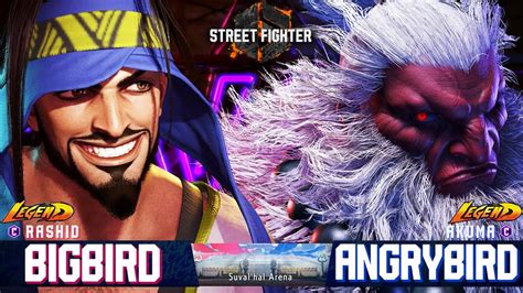 Sf6🔥 Bigbird Rashid Vs Angrybird Akuma 🔥custom Room Match 🔥 Sf6 Dlc