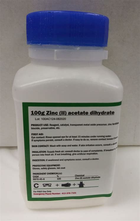 Zinc Acetate Dihydrate - Versatile Zinc Compound