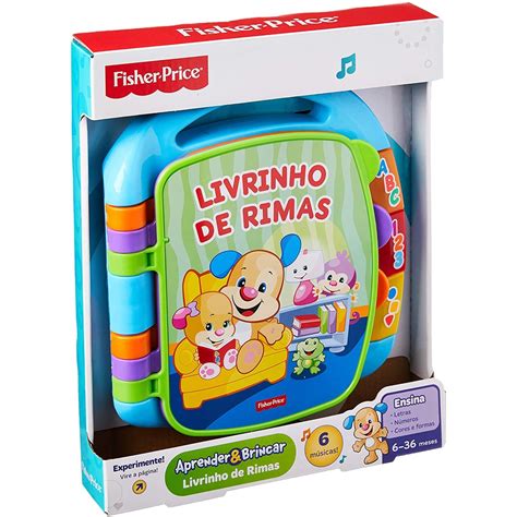 Livrinho De Rimas Aprender E Brincar Fisher Price Cdh62 Shopee Brasil