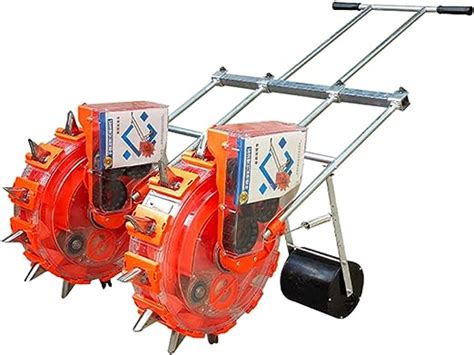 Amazon Portable Manual Seeder Double Row Sowing Spreaders Hand