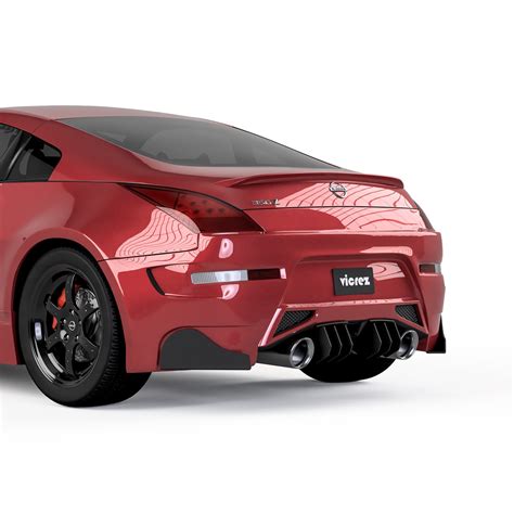 Vicrez Nissan 350z And 370z Amuse Rear Diffuser Lv Style Vz101062