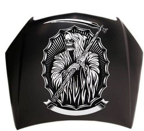 Grim Reaper Decal Skull Decal Skull Sticker Grim Reaper Hood - Etsy in ...