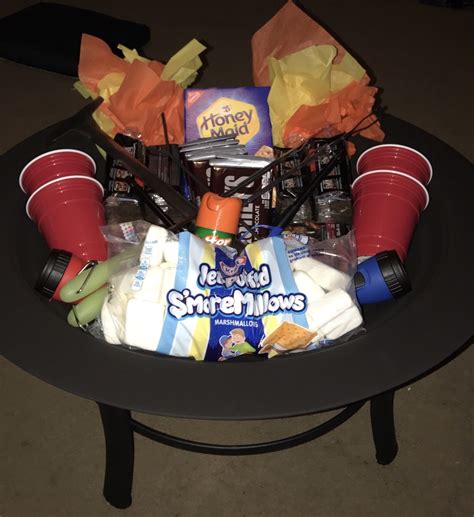 Fire Pit Raffle Basket Raffle Gift Basket Ideas Dyi Gift Baskets