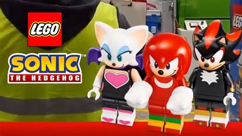 NEW Lego Sonic Minifigures And Sets Knuckles Shadow Sonic Rouge