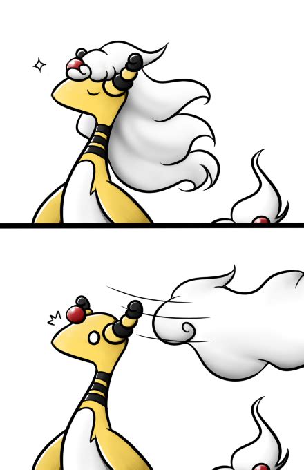 Pokemon Xy Mega Ampharos By Eneko Nya On Deviantart