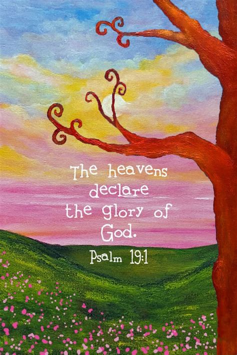 Framed Scripture Art Print Christian Gift Bible Verse Psalm