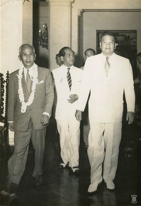 Prime Minister Pibulsonggram Vice President Carlos P Garcia