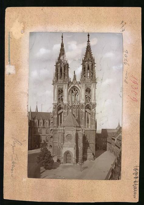 Fotografie Brück Sohn Meissen Ansicht Meissen Blick auf den Dom