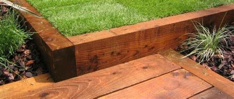 How New Treated Sleepers Can Transform A Garden Uk Railway Sleepers