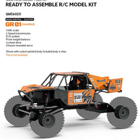 Gmade GOM PLUS KIT 1 10 GR01 4WD Rock Buggy Car Kit W Option Special Parts