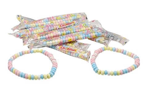 Buy Smarties Candy Necklace - 50ct in Resealable Standup Candy Bag - Individually Wrapped ...