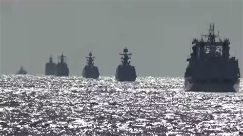 Russian Chinese Warships Hold First Joint Patrols In The Pacific Reuters