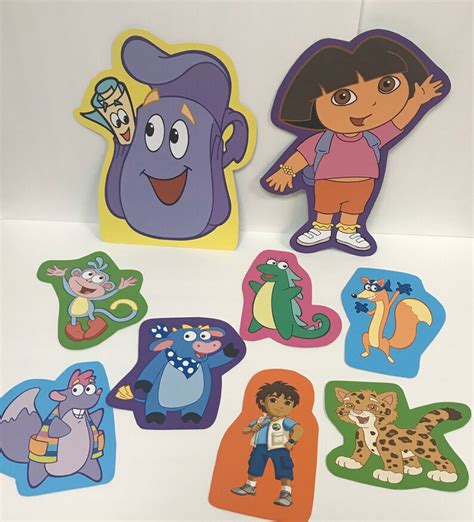 Foamboard Cut Out Dora The Explorer Character Only One Sided Etsy