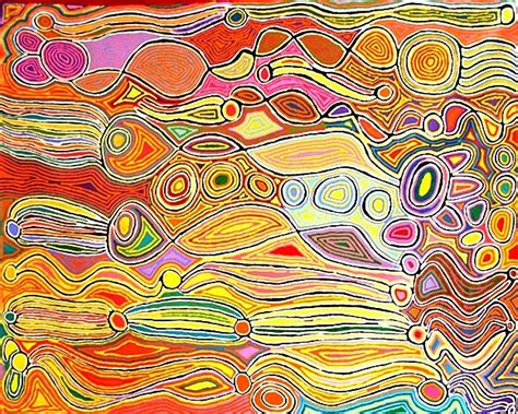 Judy Watson Napangardi Mina Mina Dreaming Aboriginal Art