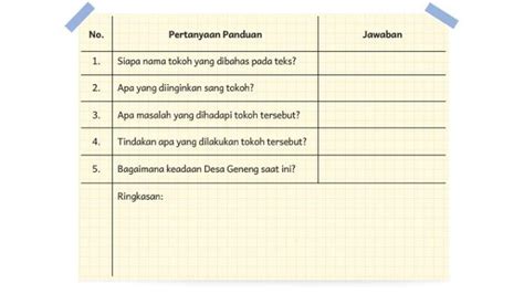 Kunci Jawaban Bahasa Indonesia Kurikulum Merdeka Kelas 5 Sd Halaman 156