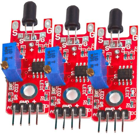 AZDelivery 3 X KY 026 Sensor Modulo Detector De Incendios Para Arduino