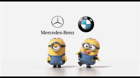 Mercedes Vs Bmw Minions Style Youtube