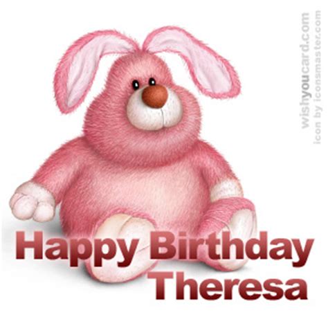 Happy Birthday Theresa Free e-Cards