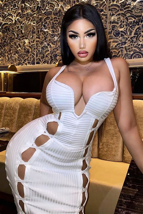 No Cuts Given Bandage Midi Dress White Fashion Nova Dresses