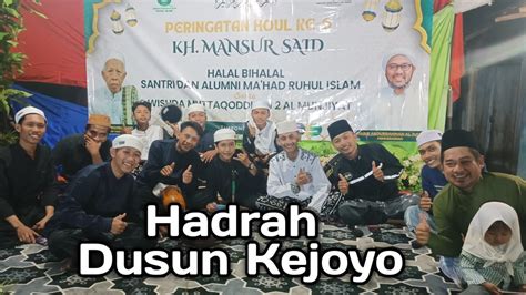 Halal Bihalal Santri Dan Alumni Ma Had Ruhul Islam Mas Tiyo Frengky