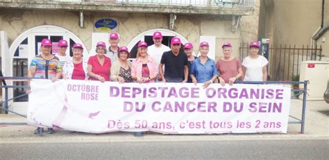 Dans la Drôme Agir contre le cancer 26 top départ pour Octobre rose