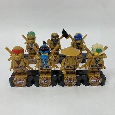 Lego Complete Set Of All Legacy Gold Ninjago Th Anniversary